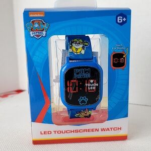 Kids Paw Patrol LED Touchscreen Watch With Printed Straps | Nickelodeon | Blue